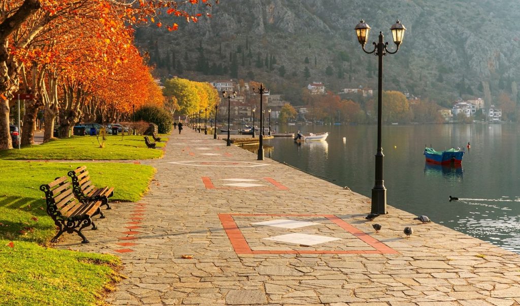 Trees Lake Boats Benches Park - Dreamy_Photos / Pixabay