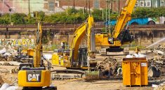 construction site, demolition work, demolition