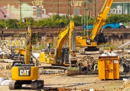 construction site, demolition work, demolition