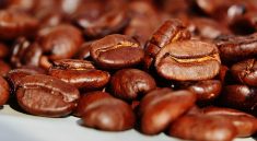 coffee beans, coffee, roasted